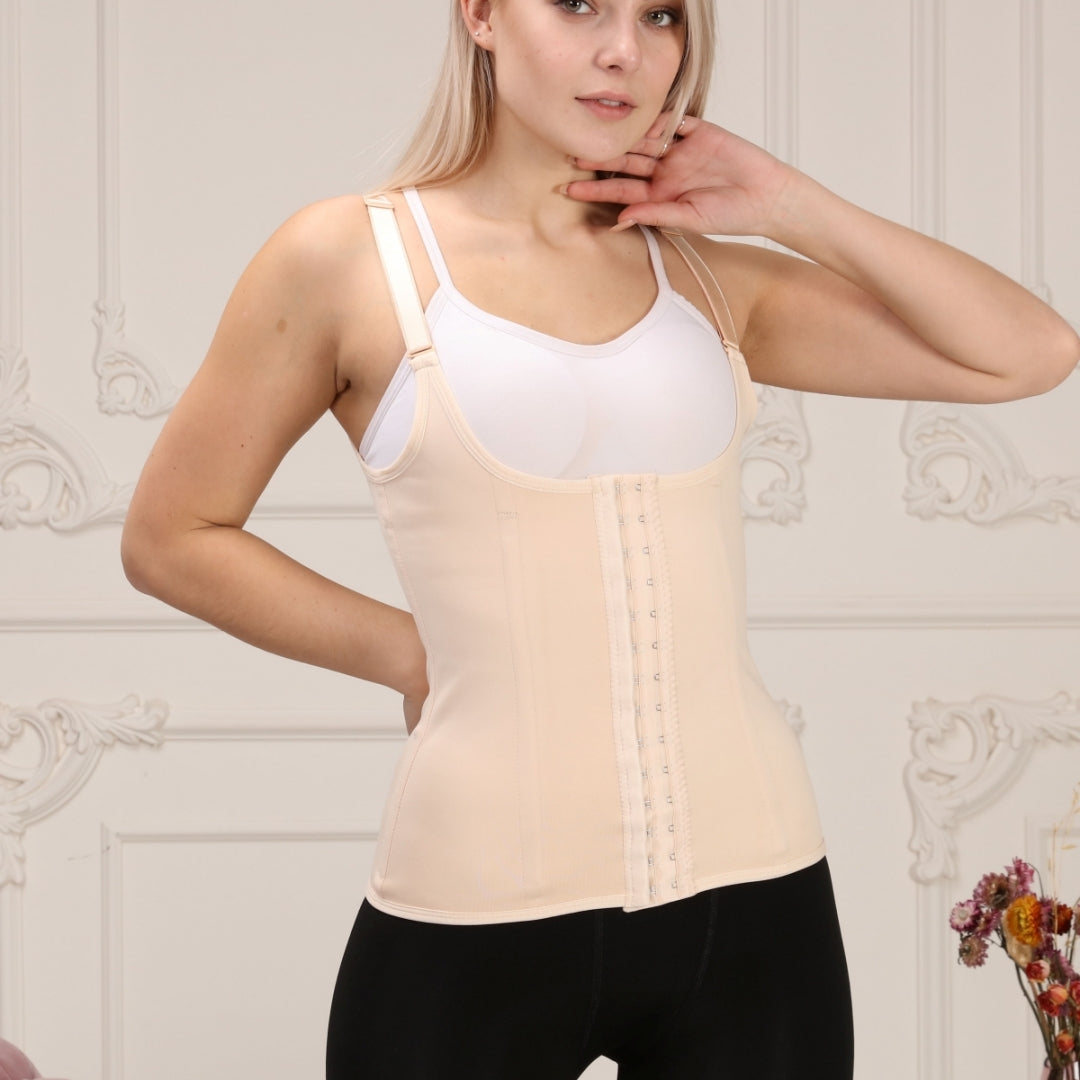 Askılı Latex Korse Ten